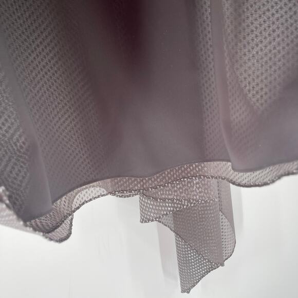 ANTONIO MELANI Skirt Size 4 NWT Silver/Grey Dots Metallic Flowy Holiday Office - Picture 11 of 14